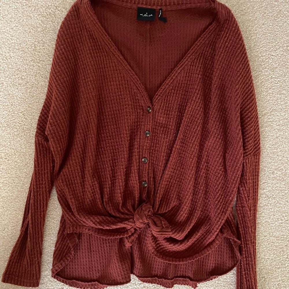 Urban outfitters button up sweater top